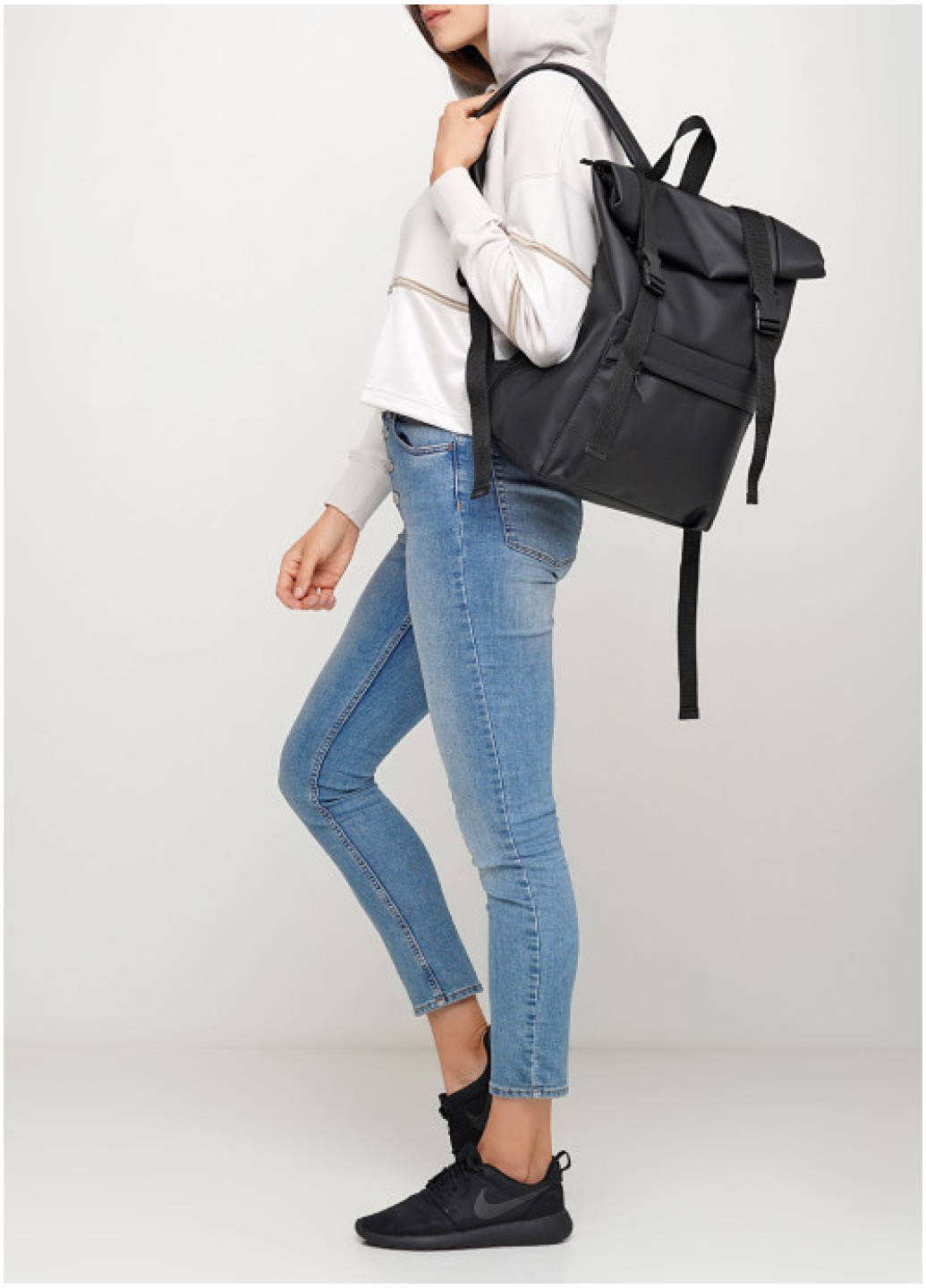 Рюкзак RollTop 0SH чорний