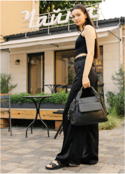  Жіноча спортивна сумка Sambag Vogue BKT  чорна