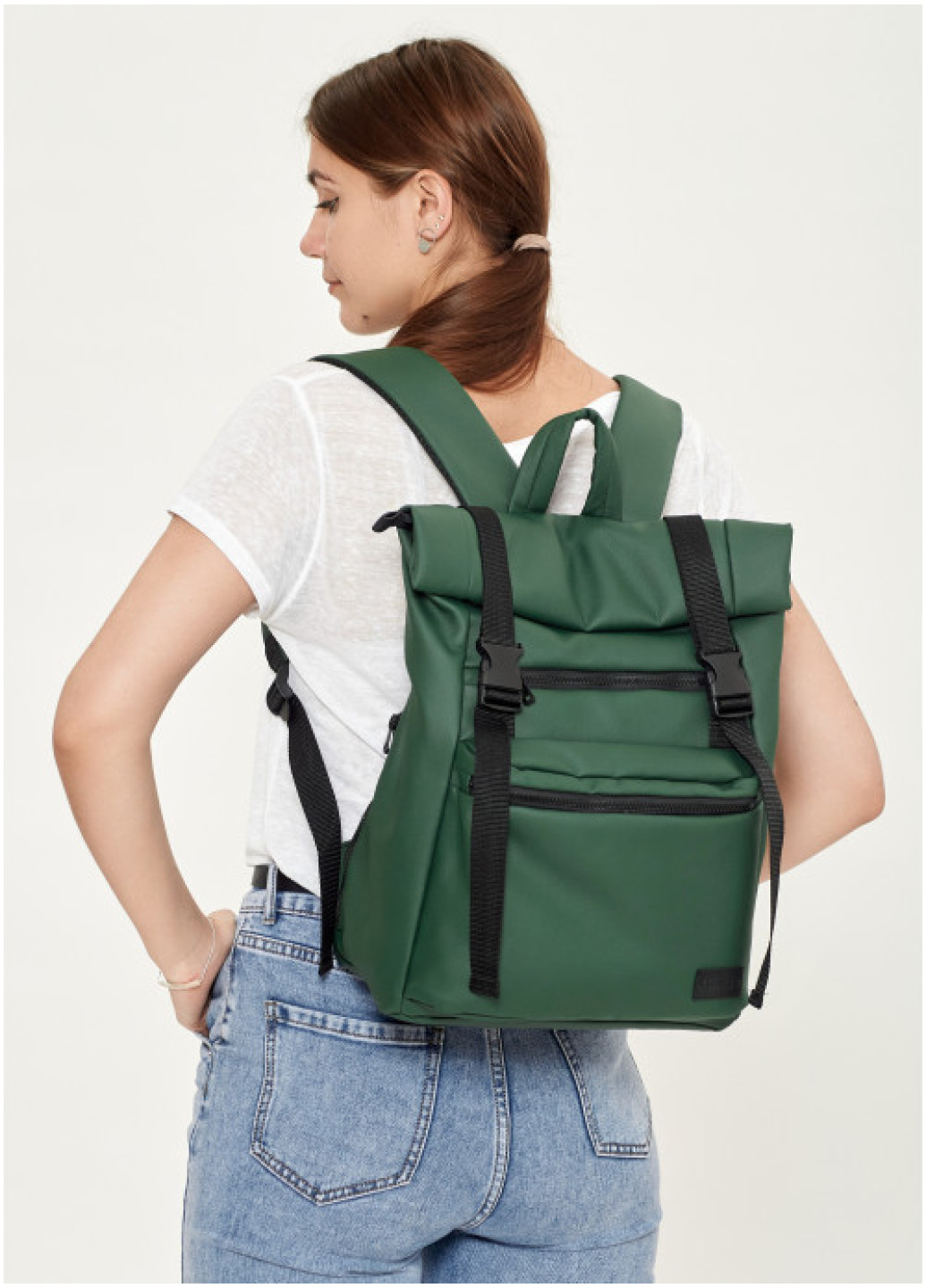 Рюкзак ролл Sambag унісекс RollTop LTT зелений