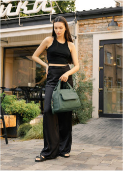 Жіноча спортивна сумка Sambag Vogue BKS зелена