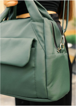 Жіноча спортивна сумка Sambag Vogue BKS зелена