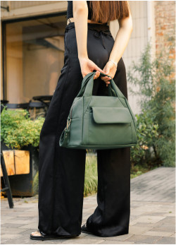 Жіноча спортивна сумка Sambag Vogue BKS зелена