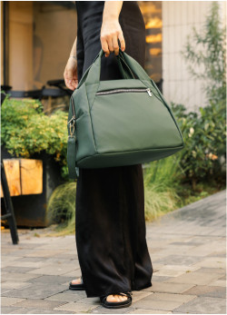 Жіноча спортивна сумка Sambag Vogue BKS зелена