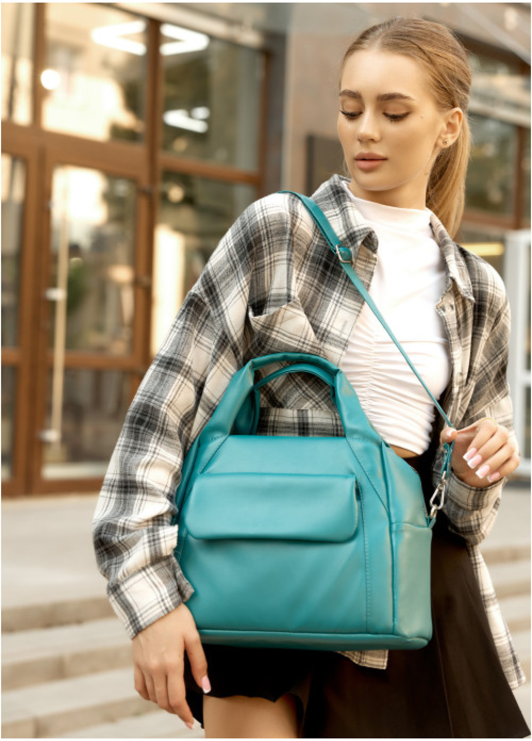 Жіноча спортивна сумка Sambag Vogue BKS мурена