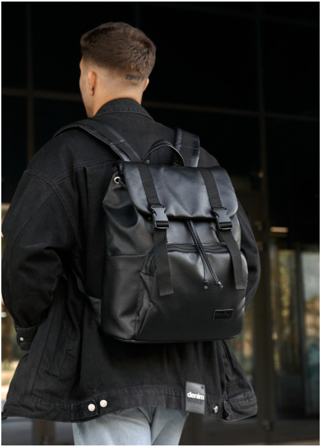 Рюкзак RollTop 0SHn чорний
