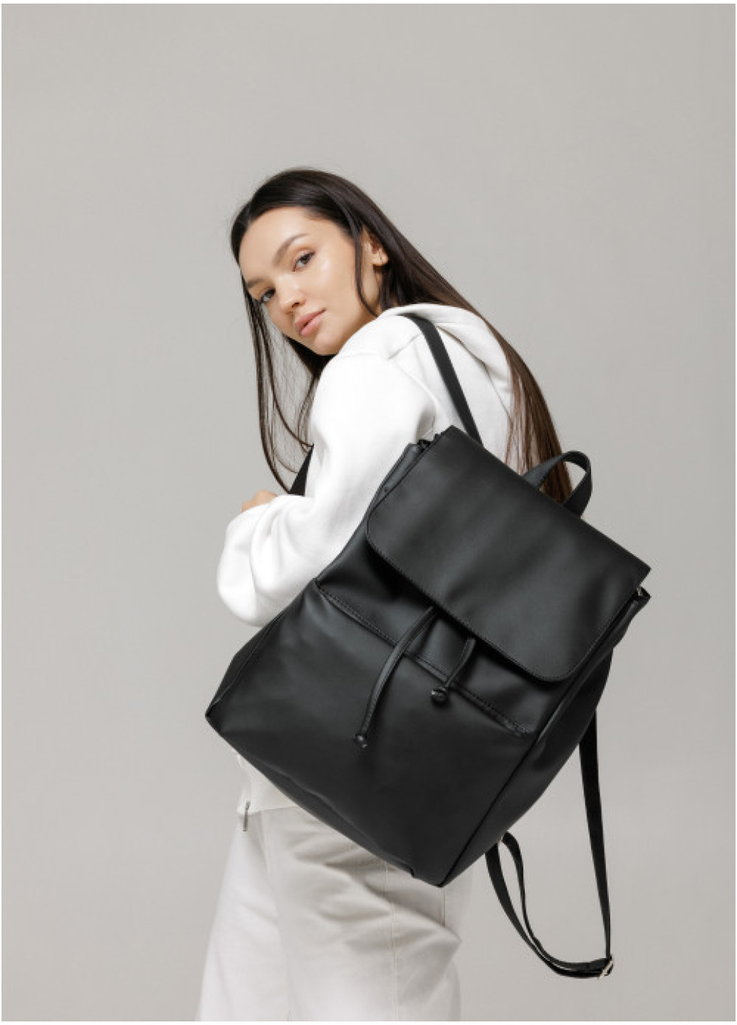 Жіночий рюкзак Sambag Loft MEN чорний