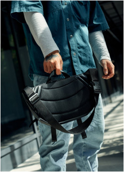 Велика чоловіча поясна сумка бананка Sambag DynamicDart