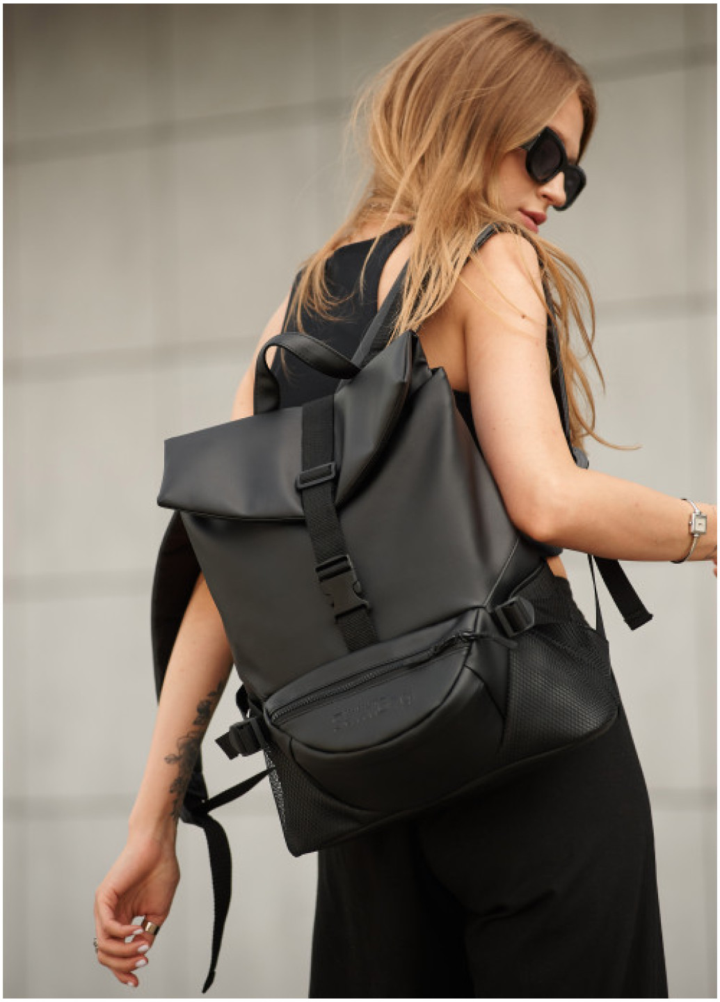 Рюкзак ReneDouble  Sambag чорний