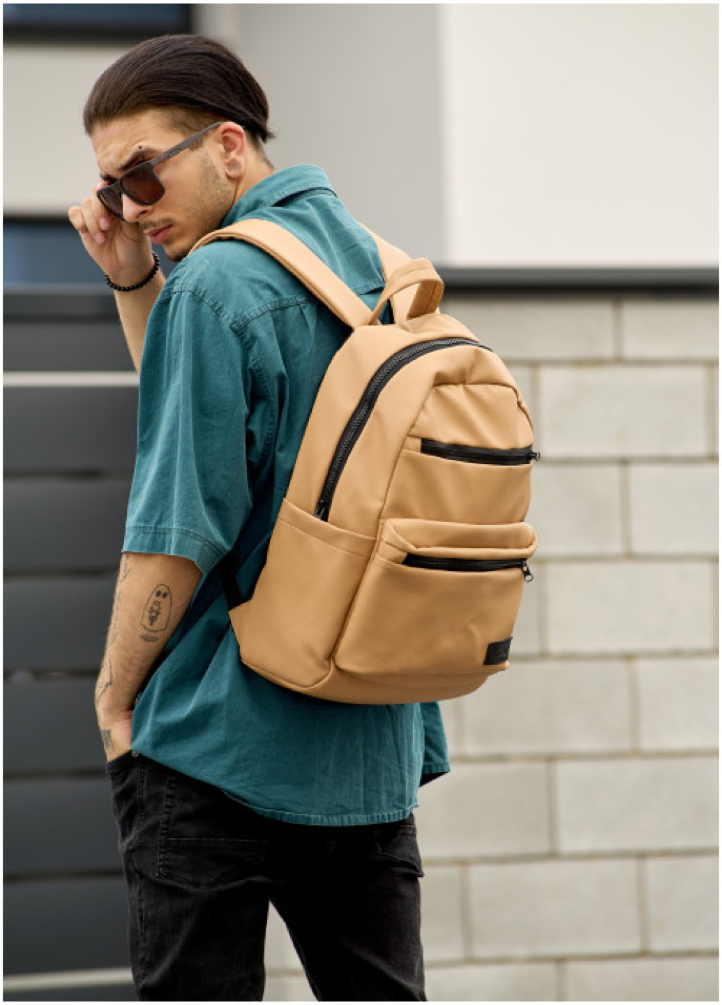 Рюкзак унісекс Sambag Zard LKT беж