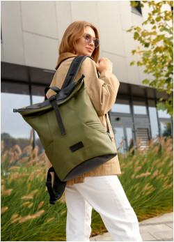 Рюкзак ролл Sambag унисекс RollTop KQN хакі