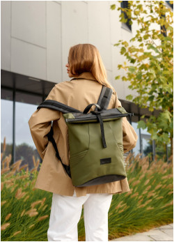 Рюкзак ролл Sambag унисекс RollTop KQN хакі