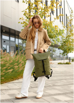 Рюкзак ролл Sambag унисекс RollTop KQN хакі