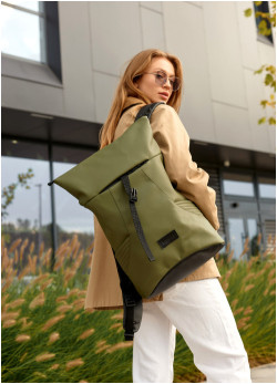 Рюкзак ролл Sambag унисекс RollTop KQN хакі
