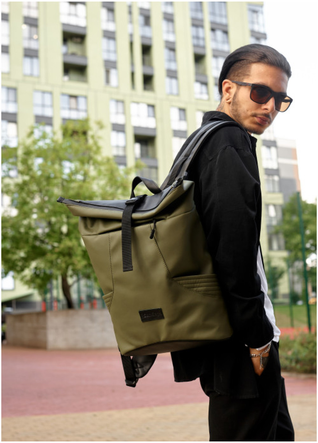 Рюкзак ролл Sambag унисекс RollTop KQN хакі