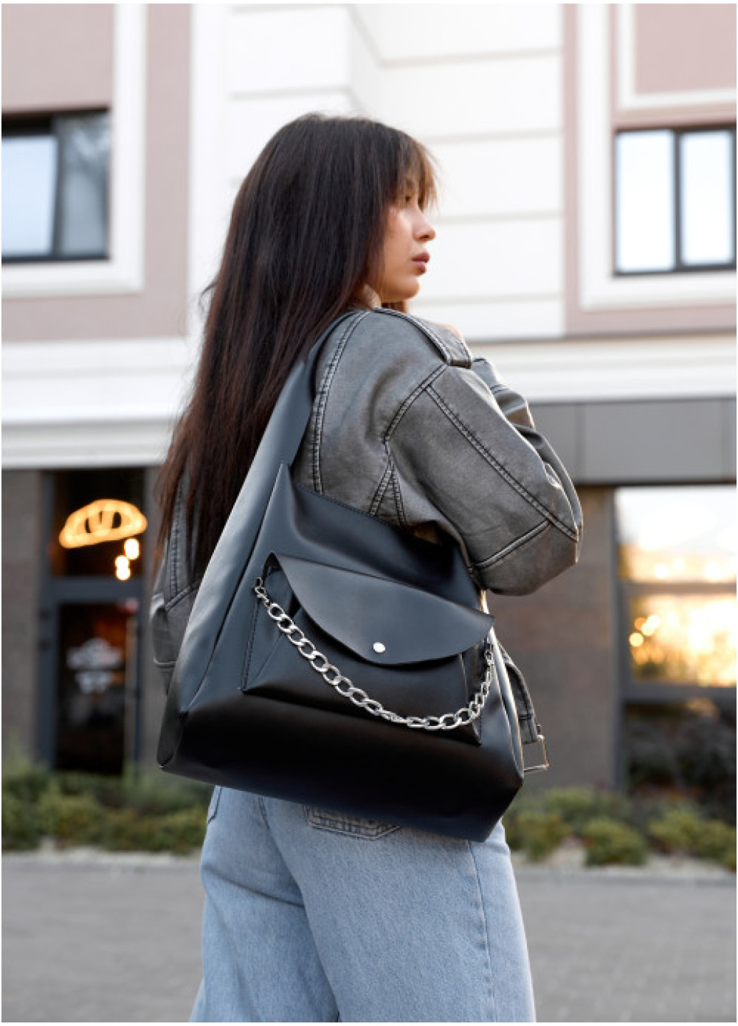 Жіноча сумка Sambag HOBO Bliss  чорна