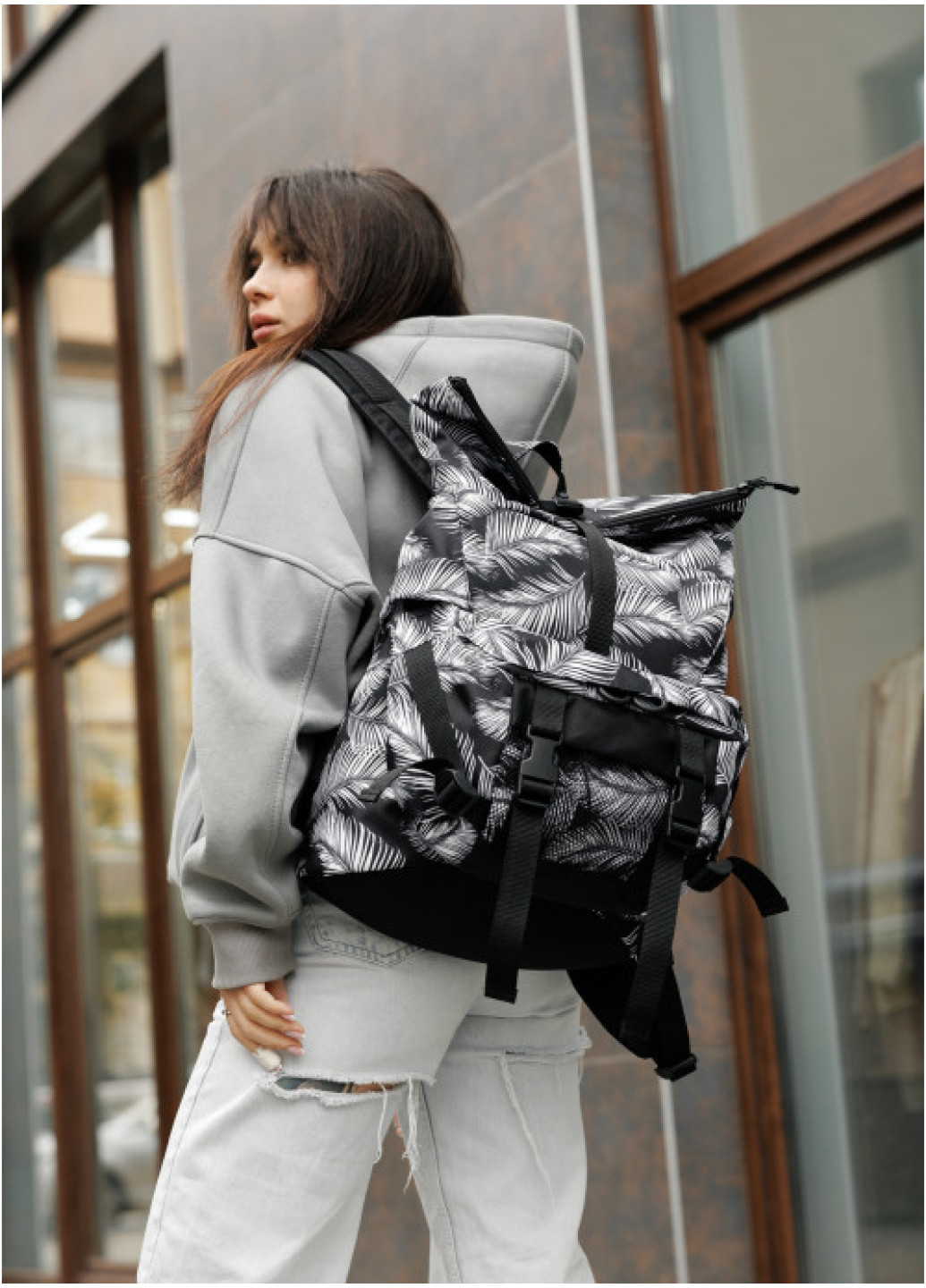 Рюкзак рол Sambag RollTop Double принт 