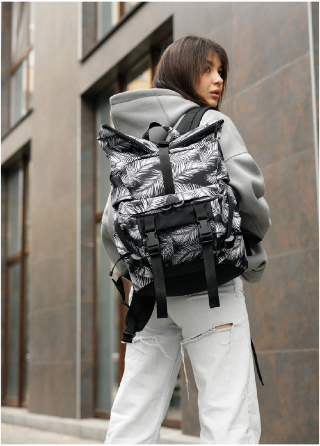 Рюкзак рол Sambag RollTop Double принт 
