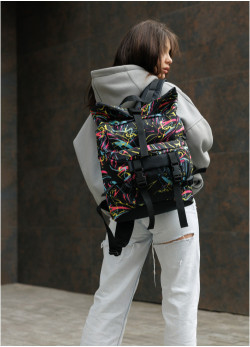 Рюкзак рол Sambag RollTop Double принт 