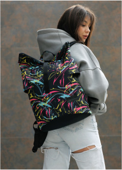 Рюкзак рол Sambag RollTop Double принт 