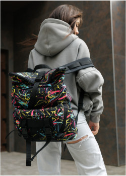 Рюкзак рол Sambag RollTop Double принт 