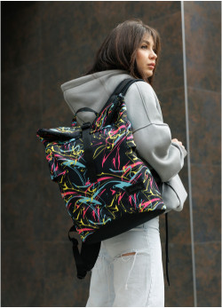Рюкзак рол Sambag RollTop Double принт 