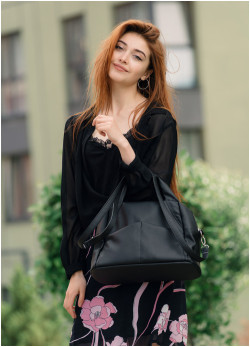  Жіноча спортивна сумка Sambag Vogue ZT чорна