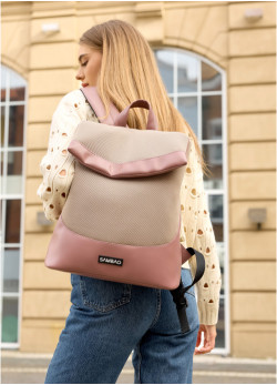 Жіночий рюкзак Sambag Rene Option рожевий