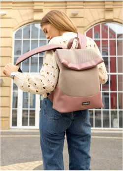 Жіночий рюкзак Sambag Rene Option рожевий