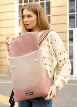 Жіночий рюкзак Sambag Rene Option рожевий