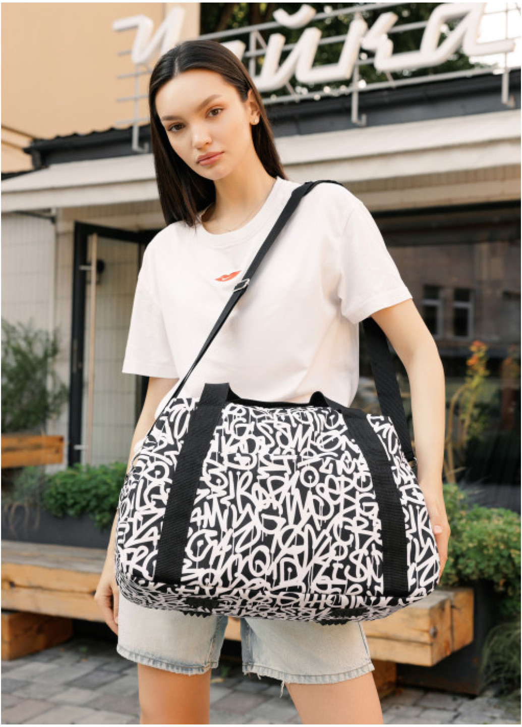 Спортивна сумка Sambag Vogue ПРИНТ 