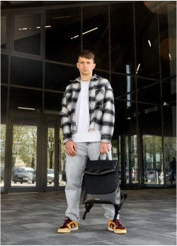 Чоловічий рюкзак Sambag Rene Option чорний