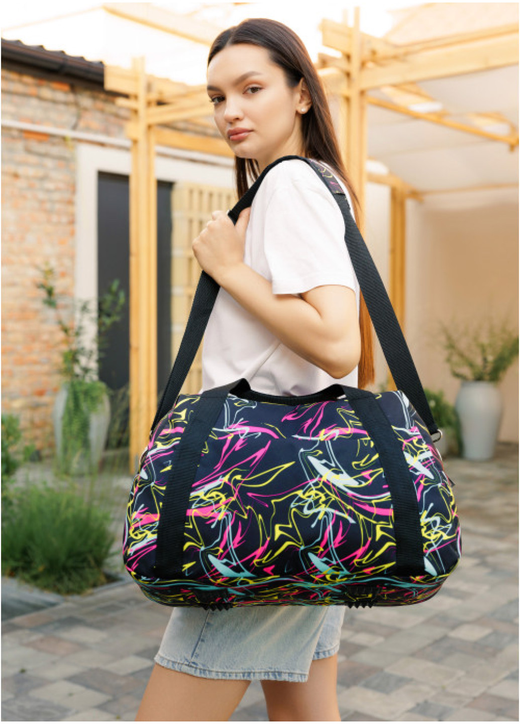 Спортивна сумка Sambag Vogue ПРИНТ 