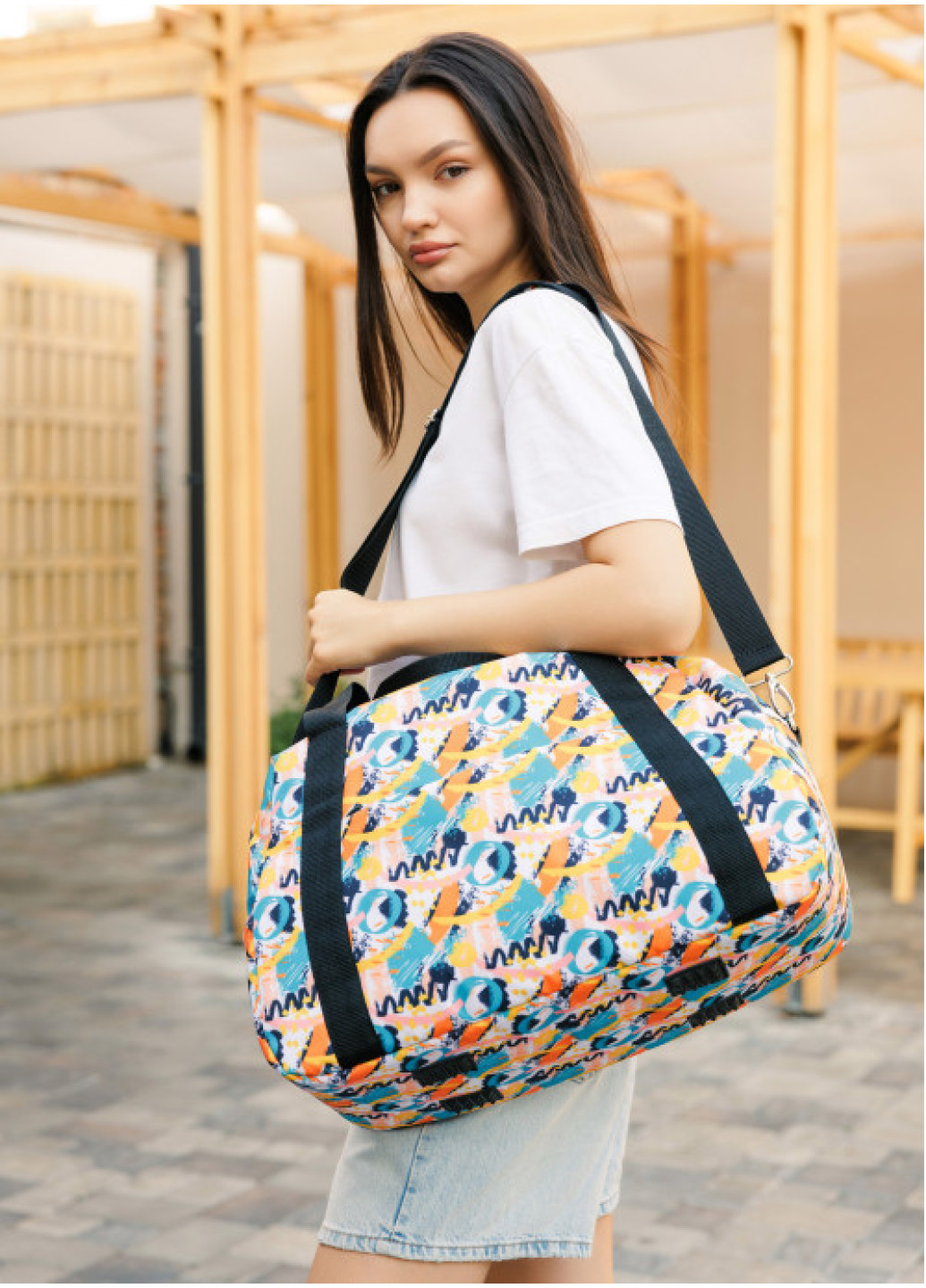 Спортивна сумка Sambag Vogue ПРИНТ 