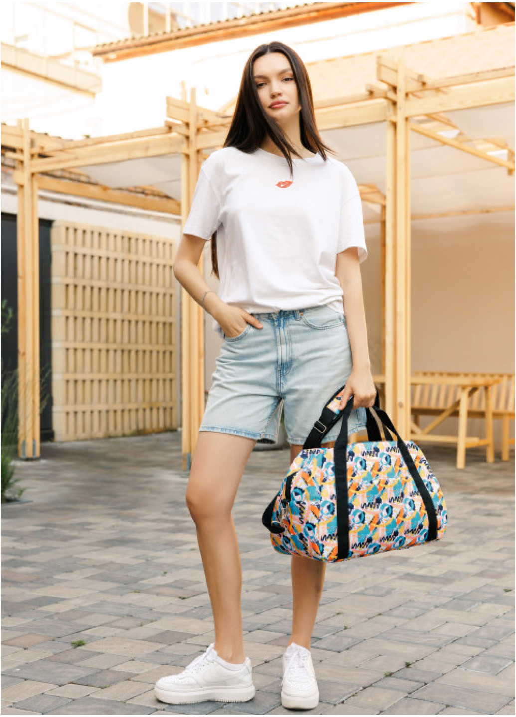Спортивна сумка Sambag Vogue ПРИНТ 