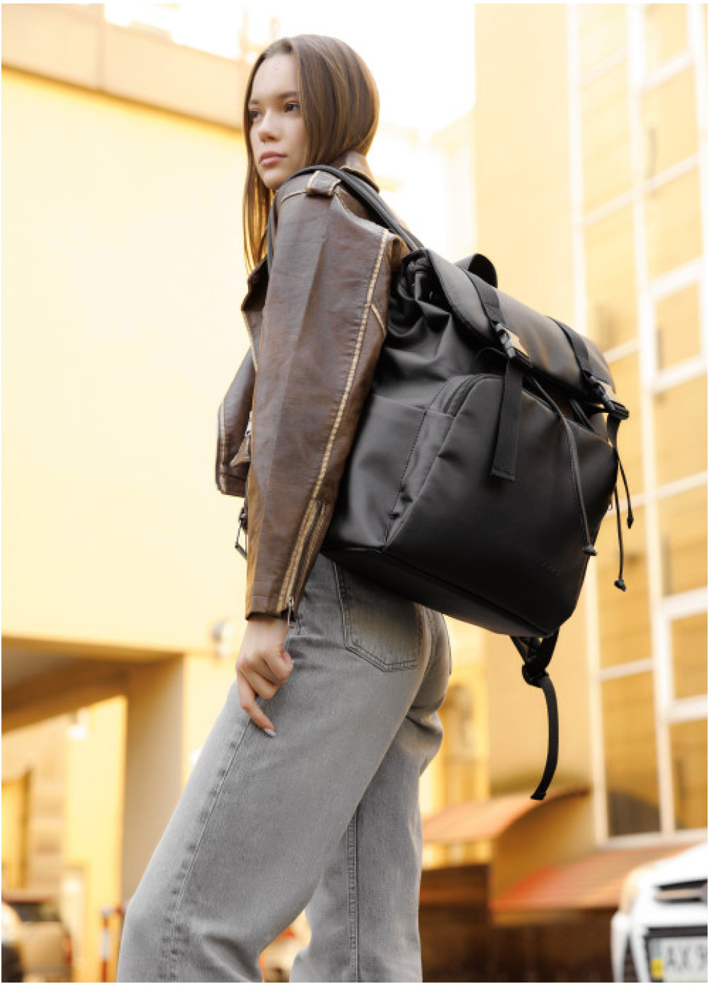 Жіночий Рюкзак RollTop 0SHn чорний