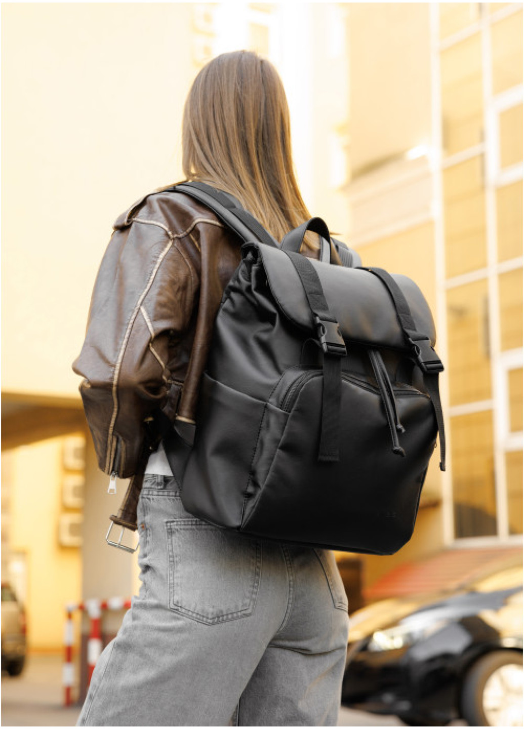 Жіночий Рюкзак RollTop 0SHn чорний