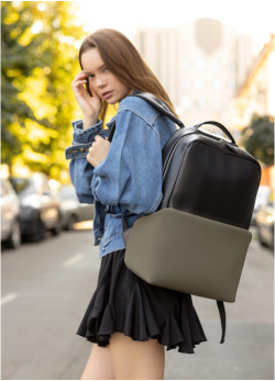 Рюкзак Sambag Zard dart black с хаки