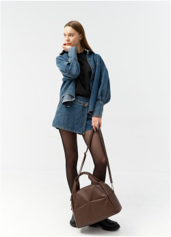  Жіноча спортивна сумка Sambag Vogue ZT шоколадна