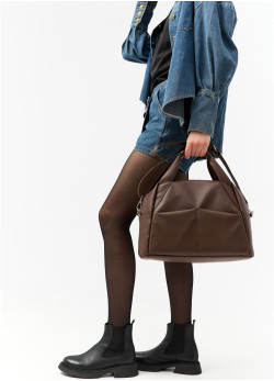  Жіноча спортивна сумка Sambag Vogue ZT шоколадна