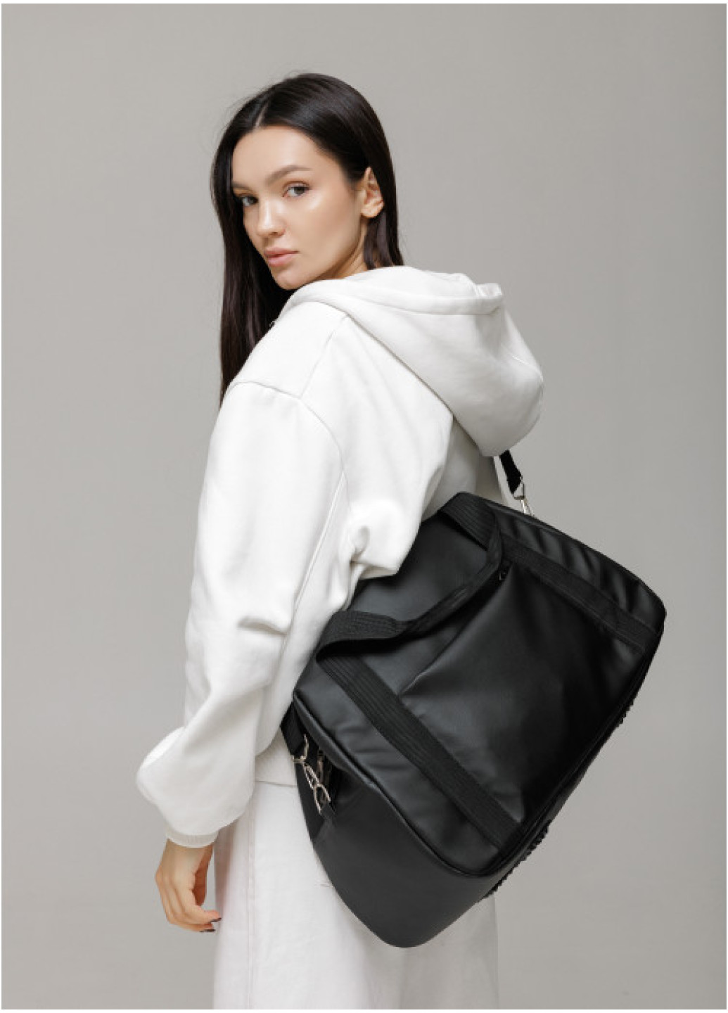 Спортивна жіноча сумка Sambag Vogue LQH чорна