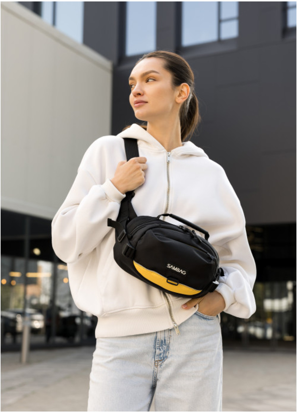 Жіноча сумка через плече бананка Sambag Flex Pro