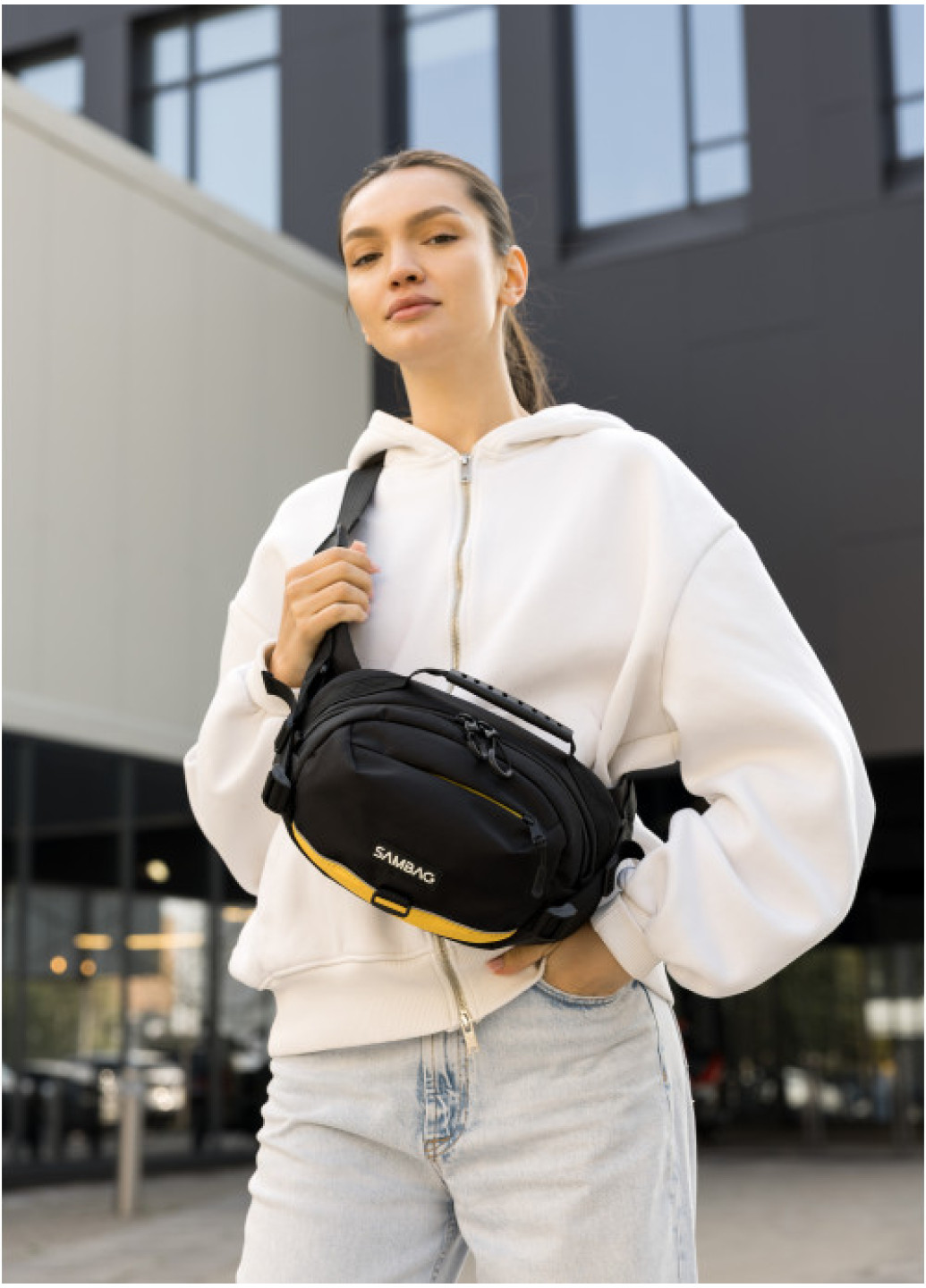 Жіноча сумка через плече бананка Sambag Flex Pro
