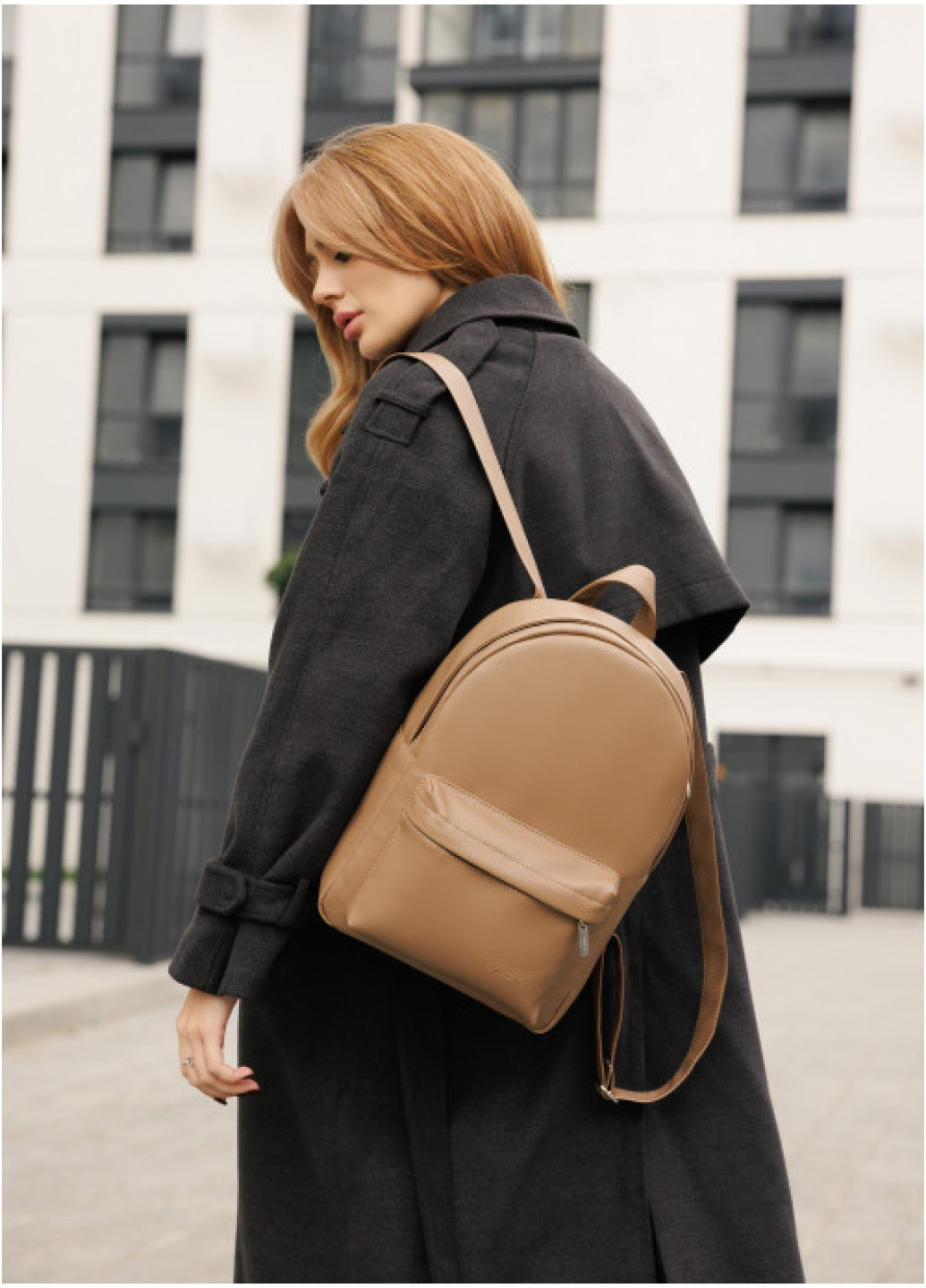 Жіночий рюкзак Sambag Brix Classic кавовий