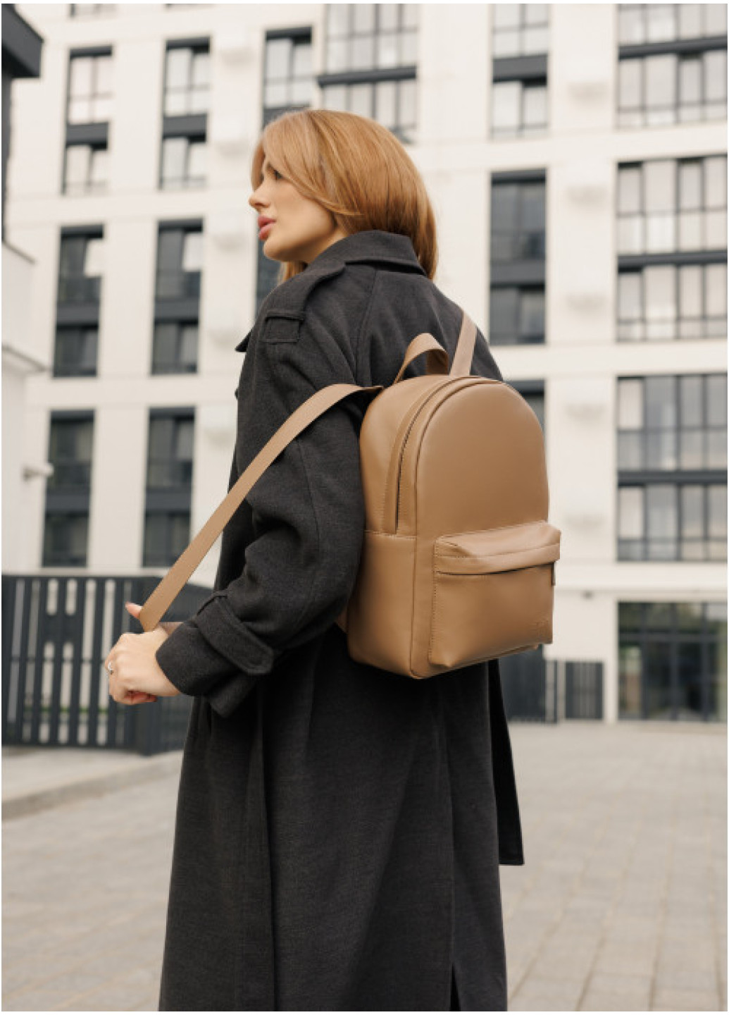 Жіночий рюкзак Sambag Brix Classic кавовий