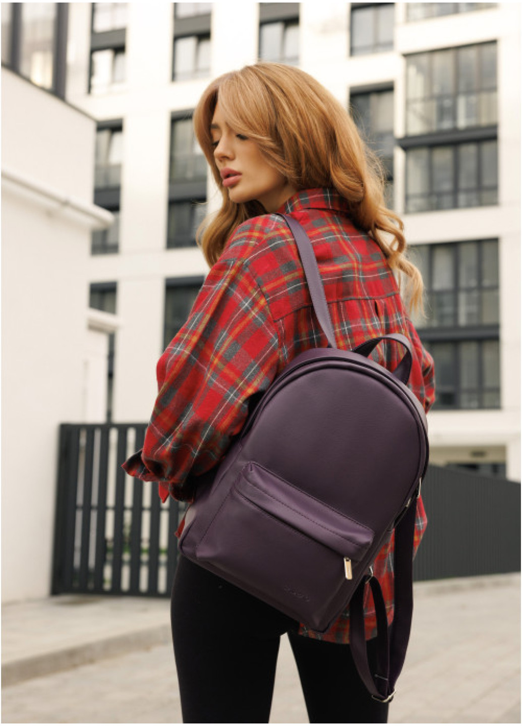 Жіночий рюкзак Sambag Brix Classic оксамитовий