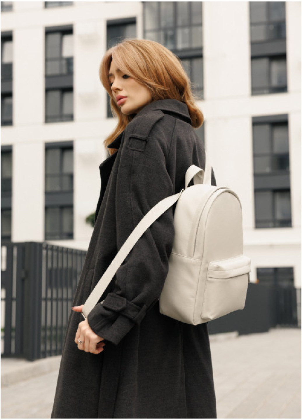 Жіночий рюкзак Sambag Brix Classic сірий