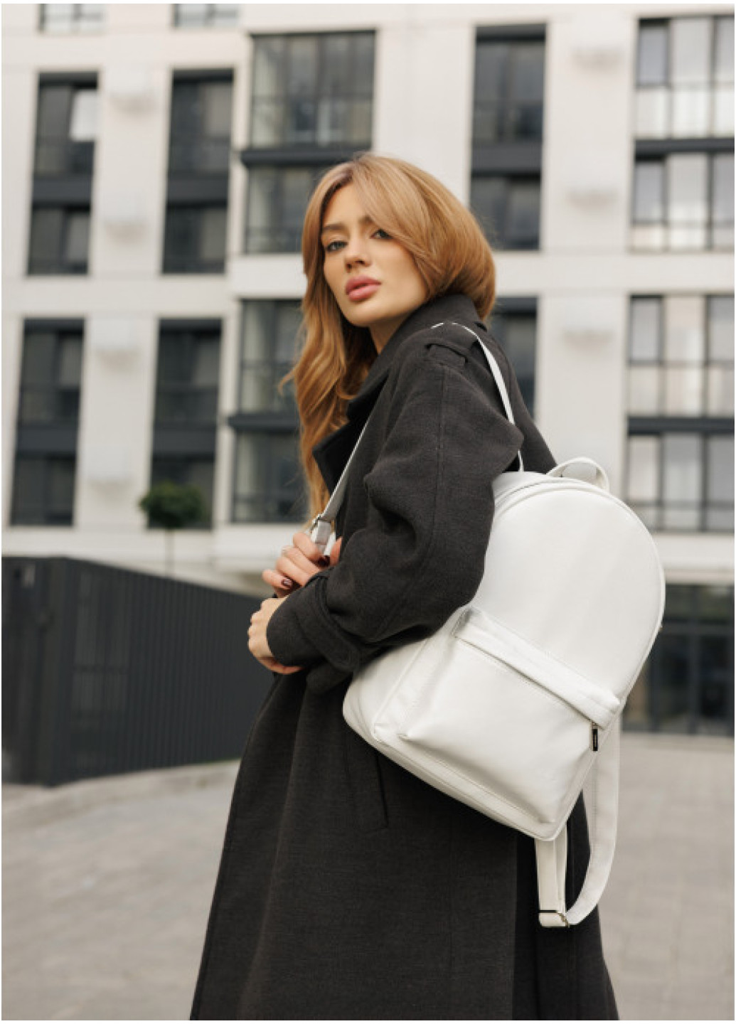 Жіночий рюкзак Sambag Brix Classic білий
