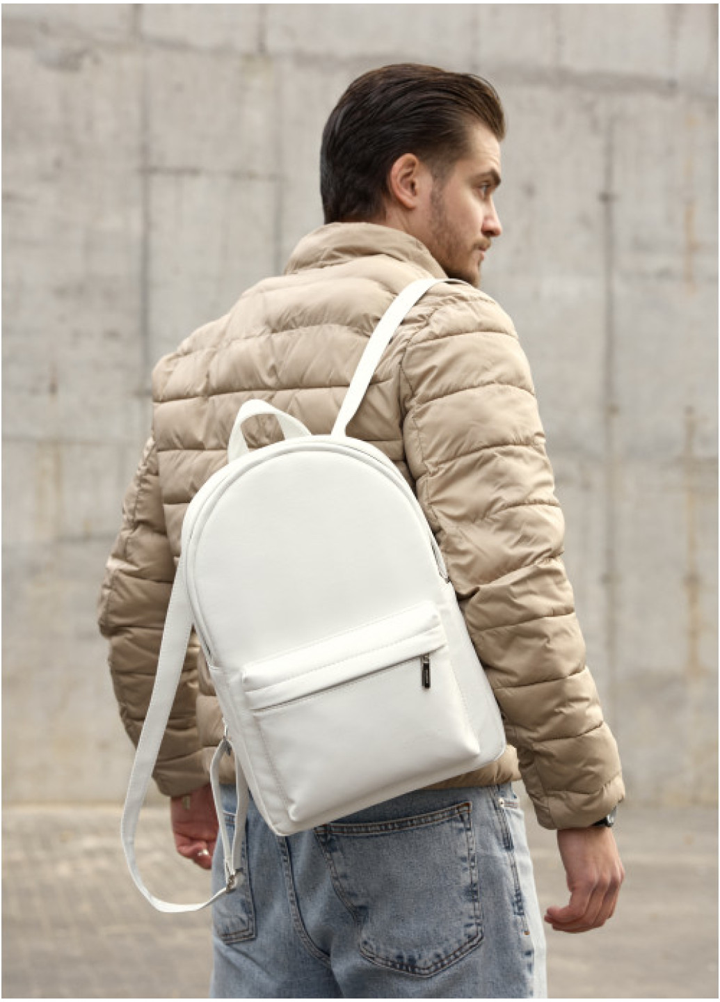 Чоловічий рюкзак Sambag Brix Classic білий