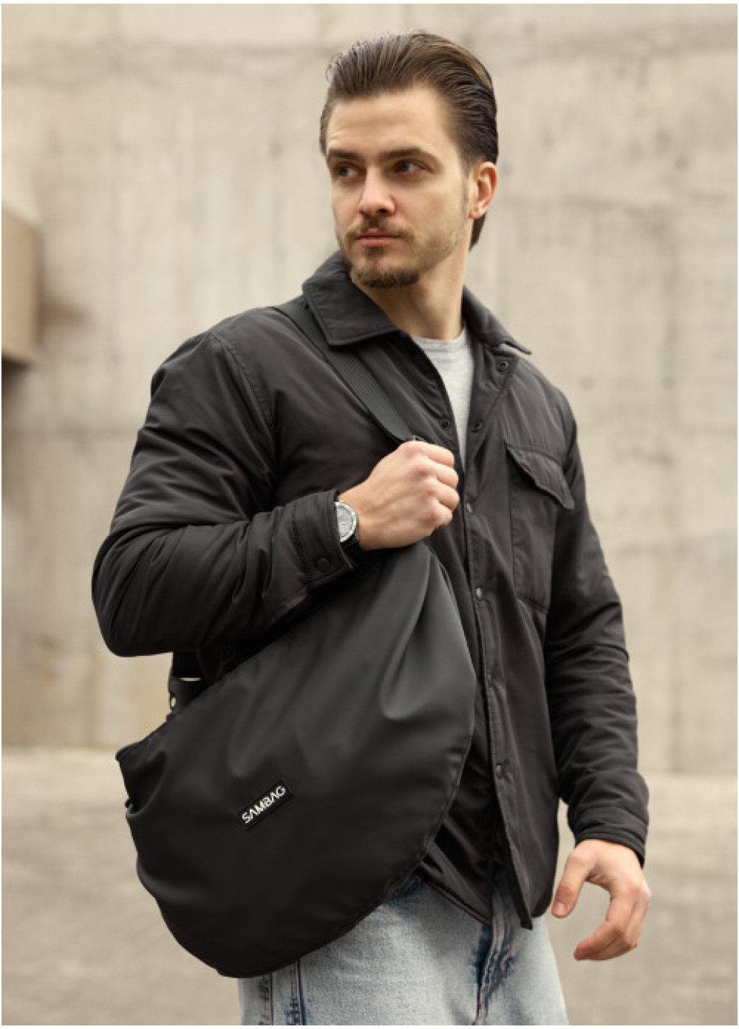Жіноча сумка Sambag HOBO  Dolly  тканева