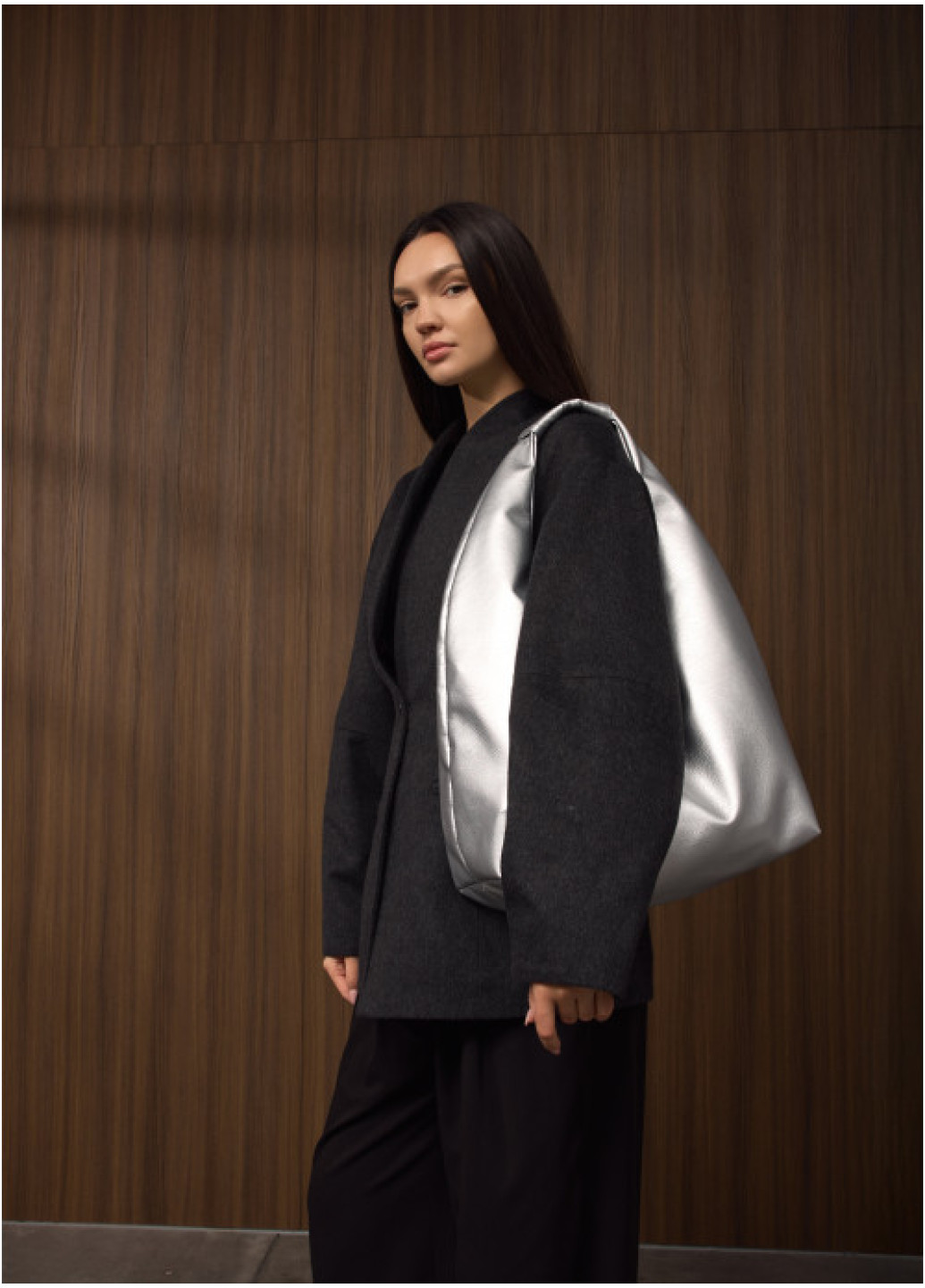 Жіноча сумка Sambag HOBO L кавовий